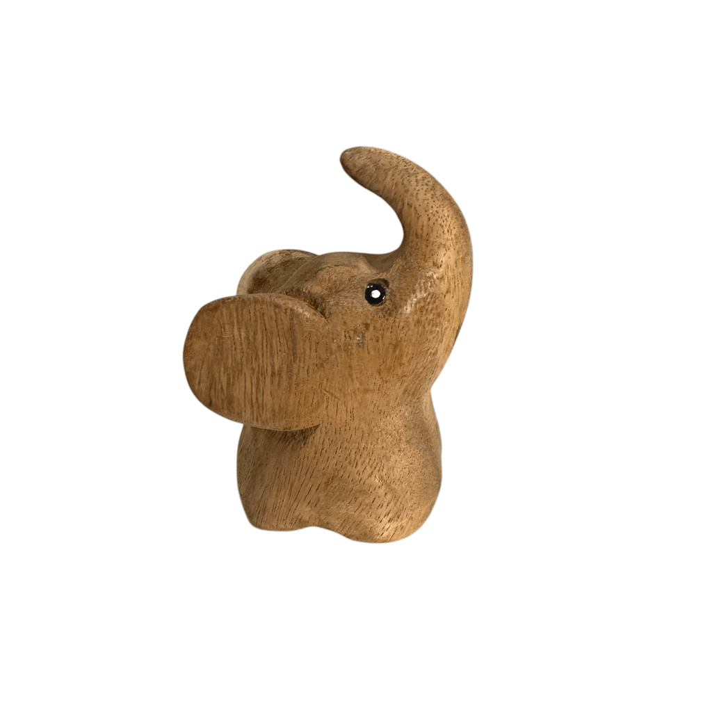 Natural Wood Elephant Butterfly ears by Music Frog Co