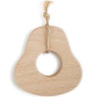 Natural Wood Teether - Available in Apple, Watermelon, Avocado & Strawberry Designs Baby La Vie Bien Natural Wood Teether - Available in Apple, Watermelon, Avocado & Strawberry Designs
