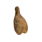 Natural Wooden Fighting Elephant by Music Frog Co