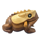 Natural wooden frog by Music Frog Co