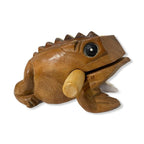 Natural wooden frog by Music Frog Co