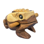 Natural wooden frog by Music Frog Co