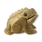 Natural wooden frog by Music Frog Co