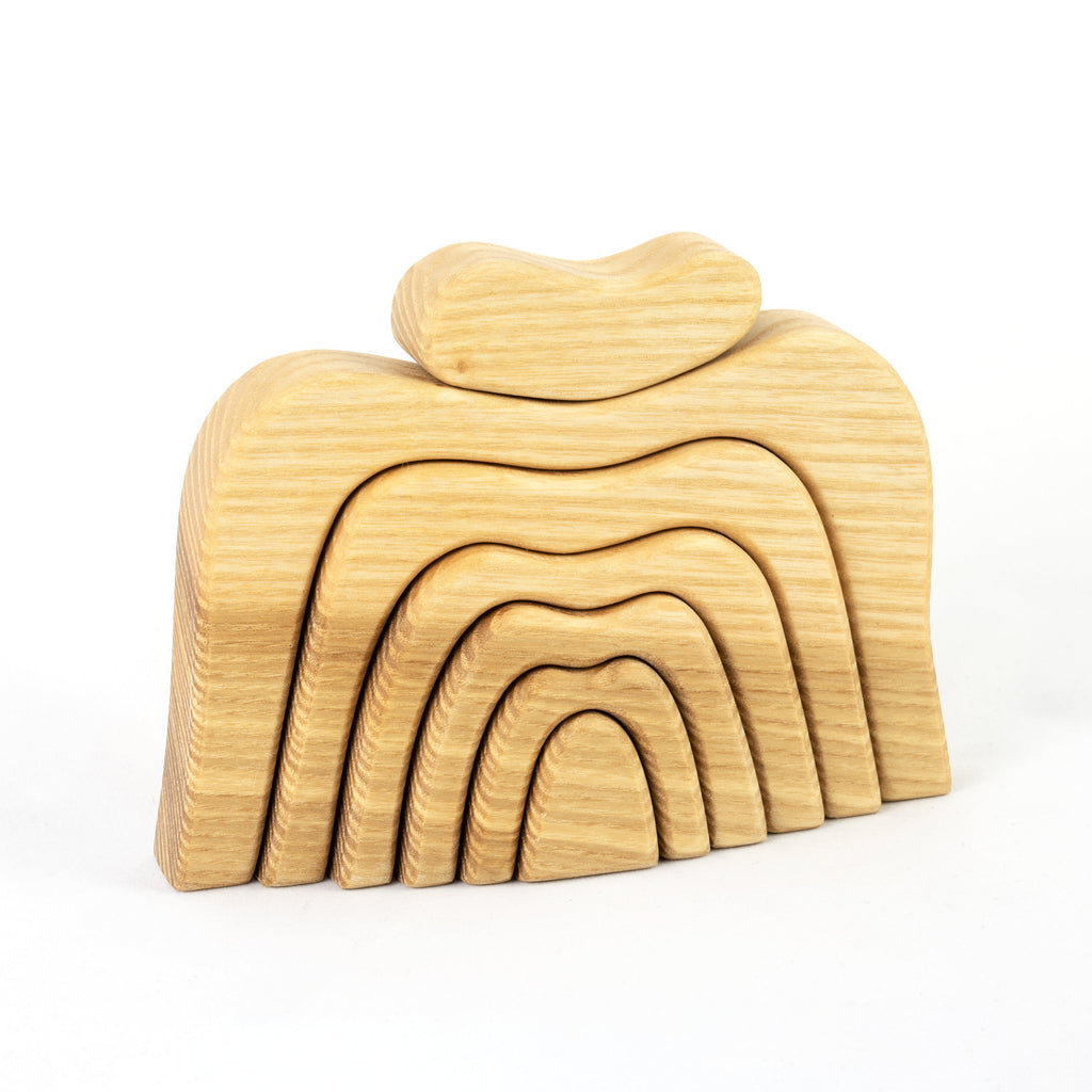 Natural Caves Wooden Stacking Toy