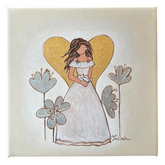 Nature Girl Painting Canvas Art La Vie Bien Nature Girl Painting