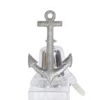 Nautical Silver Aluminum Anchor Wall Bell Bells La Vie Bien Nautical Silver Aluminum Anchor Wall Bell