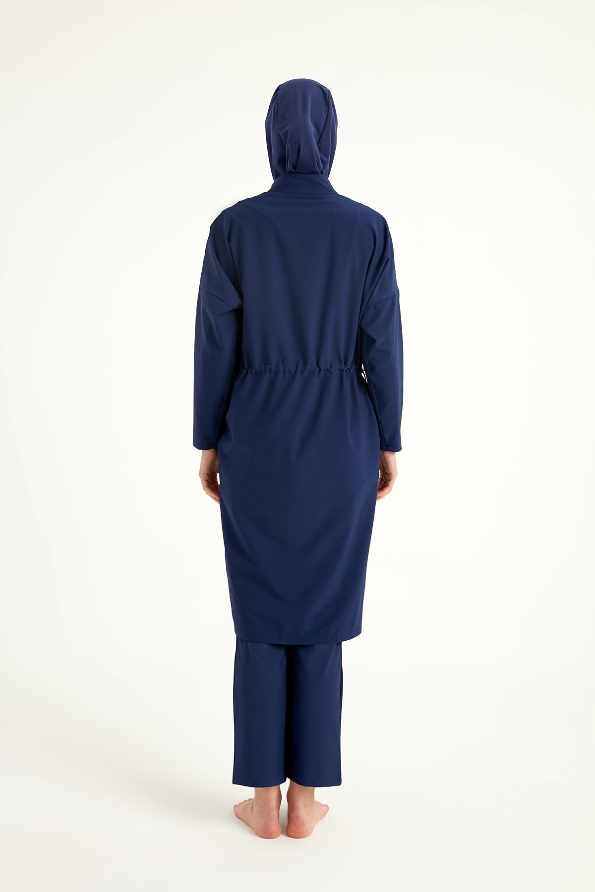 Navy Full Coverage Modest Swimwear Burkini Set M2507-2 Covered Burkini Swimwear La Vie Bien Navy Full Coverage Modest Swimwear Burkini Set M2507-2