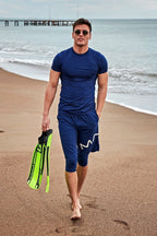 Navy Men's Shorts S2406 Erkek Şort La Vie Bien Navy Men's Shorts S2406