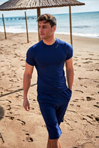 Navy Men's Shorts S2408 Erkek Şort La Vie Bien Navy Men's Shorts S2408