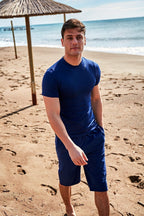 Navy Men's Shorts S2408 Erkek Şort La Vie Bien Navy Men's Shorts S2408
