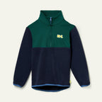 Navy Sherpa Zip up Jackets La Vie Bien Navy Sherpa Zip up