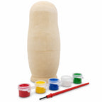 Unfinished Wooden Nesting Doll DIY Craft Blank for Painting 6.75 Inches