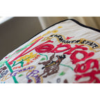 Nebraska Hand - Embroidered Pillow Pillows La Vie Bien Nebraska Hand - Embroidered Pillow