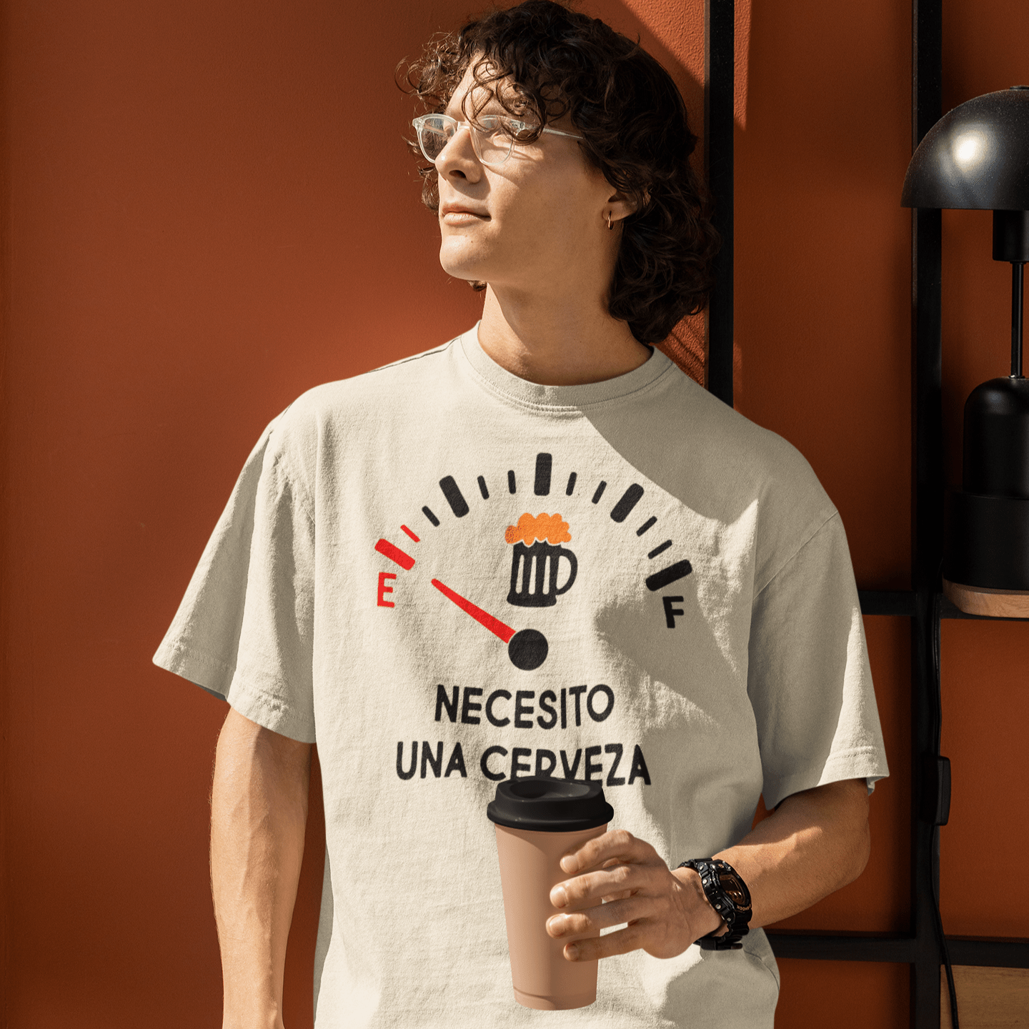 Necesito Una Cerveza Tank on E T-shirt | I Need A Beer, Gas Tank Empty Not Full, Funny Latino Meme T-shirts | Unisex - 3 Colors T-Shirt La Vie Bien Necesito Una Cerveza Tank on E T-shirt | I Need A Beer, Gas Tank Empty Not Full, Funny Latino Meme T-shirts | Unisex - 3 Colors