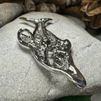Nehalennia Celtic Dolphin Brooch for Women Brooch La Vie Bien Nehalennia Celtic Dolphin Brooch for Women