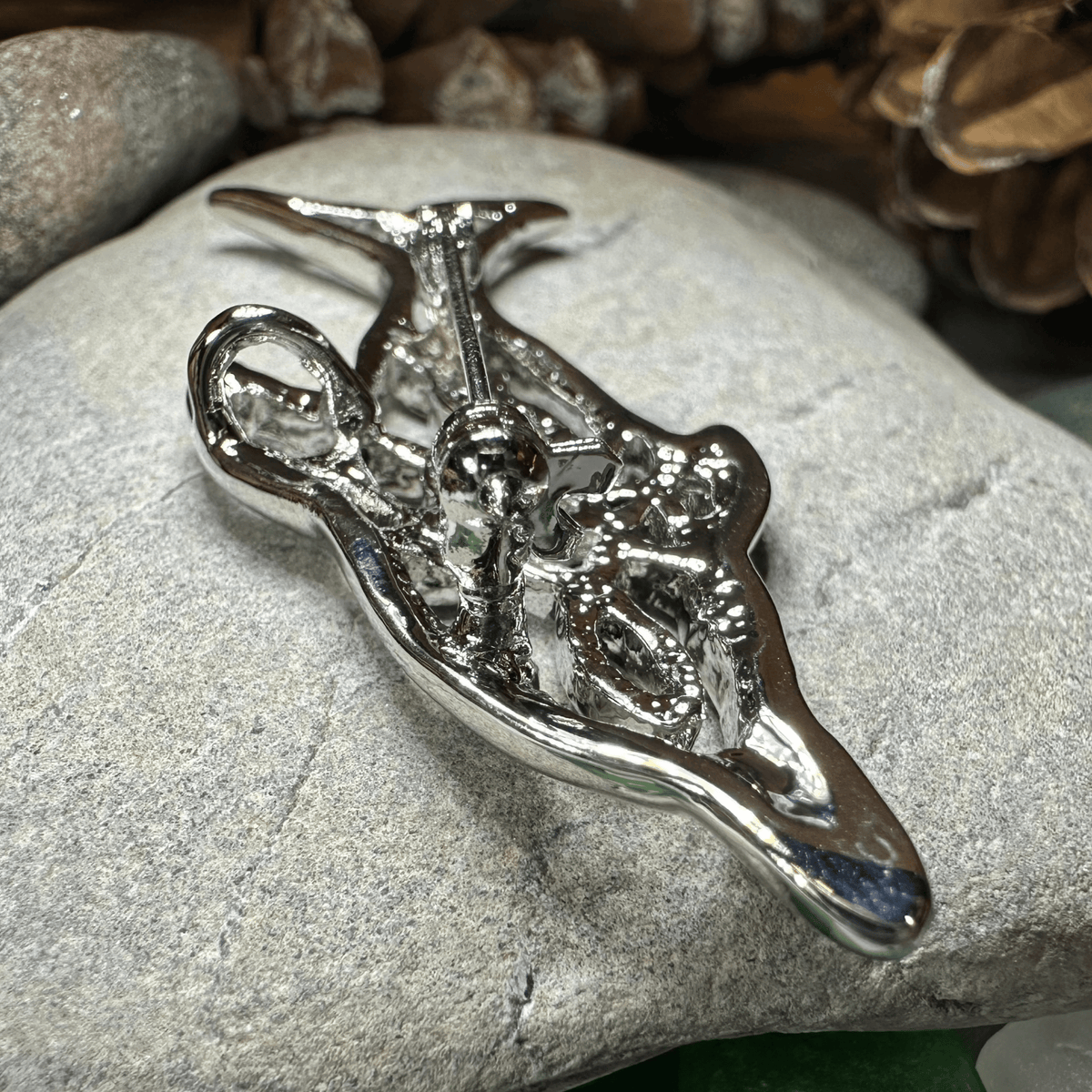 Nehalennia Celtic Dolphin Brooch for Women Brooch La Vie Bien Nehalennia Celtic Dolphin Brooch for Women