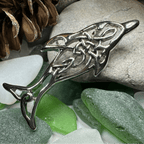 Nehalennia Celtic Dolphin Brooch for Women Brooch La Vie Bien Nehalennia Celtic Dolphin Brooch for Women