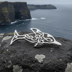 Nehalennia Celtic Dolphin Brooch for Women Brooch La Vie Bien Nehalennia Celtic Dolphin Brooch for Women