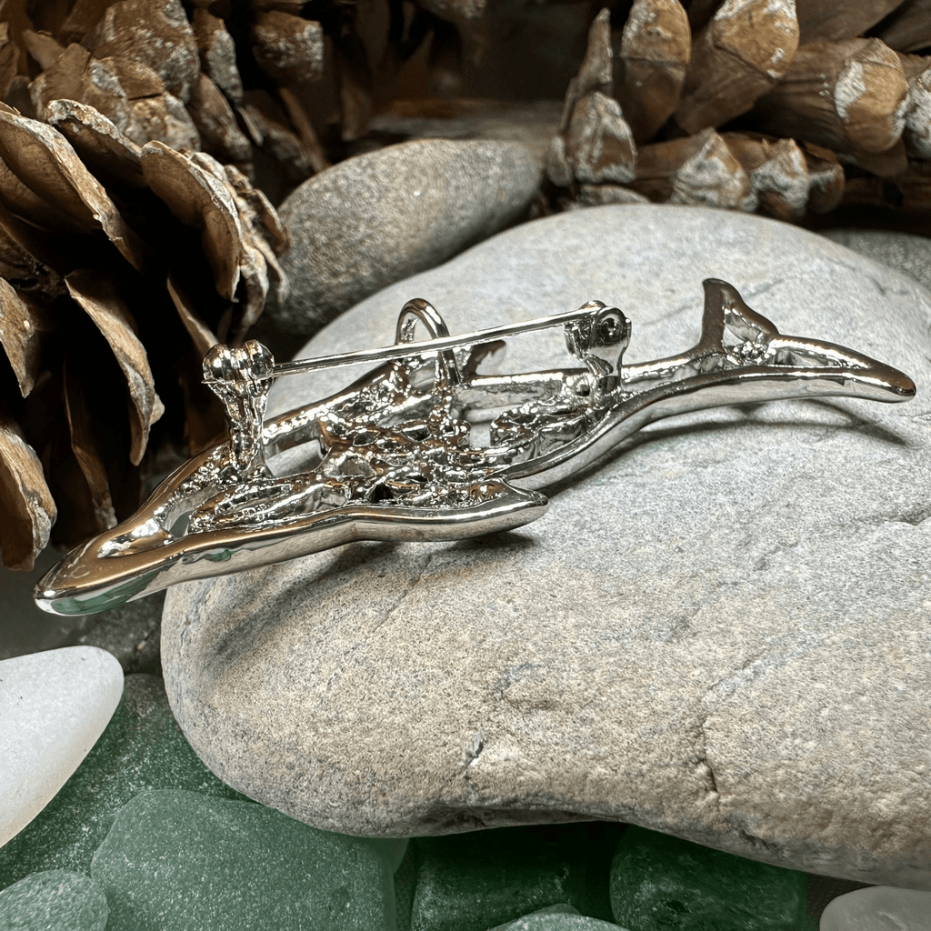 Nehalennia Celtic Dolphin Brooch for Women Brooch La Vie Bien Nehalennia Celtic Dolphin Brooch for Women