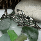 Nehalennia Celtic Dolphin Brooch for Women Brooch La Vie Bien Nehalennia Celtic Dolphin Brooch for Women