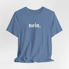 Nein. Graphic Tee, unisex Minimal German Word Tee T-Shirt La Vie Bien Nein. Graphic Tee, unisex Minimal German Word Tee