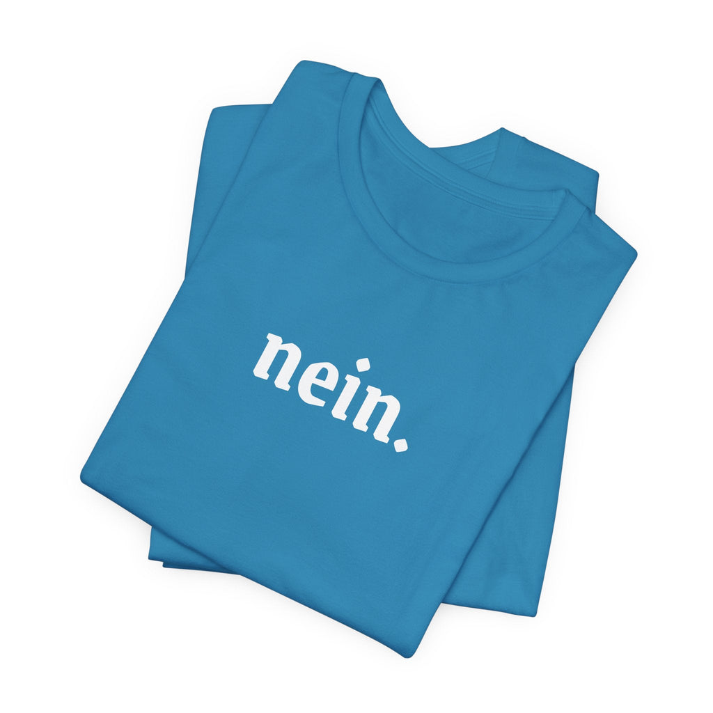 Nein. Graphic Tee, unisex Minimal German Word Tee T-Shirt La Vie Bien Nein. Graphic Tee, unisex Minimal German Word Tee
