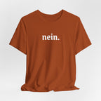 Nein. Graphic Tee, unisex Minimal German Word Tee T-Shirt La Vie Bien Nein. Graphic Tee, unisex Minimal German Word Tee
