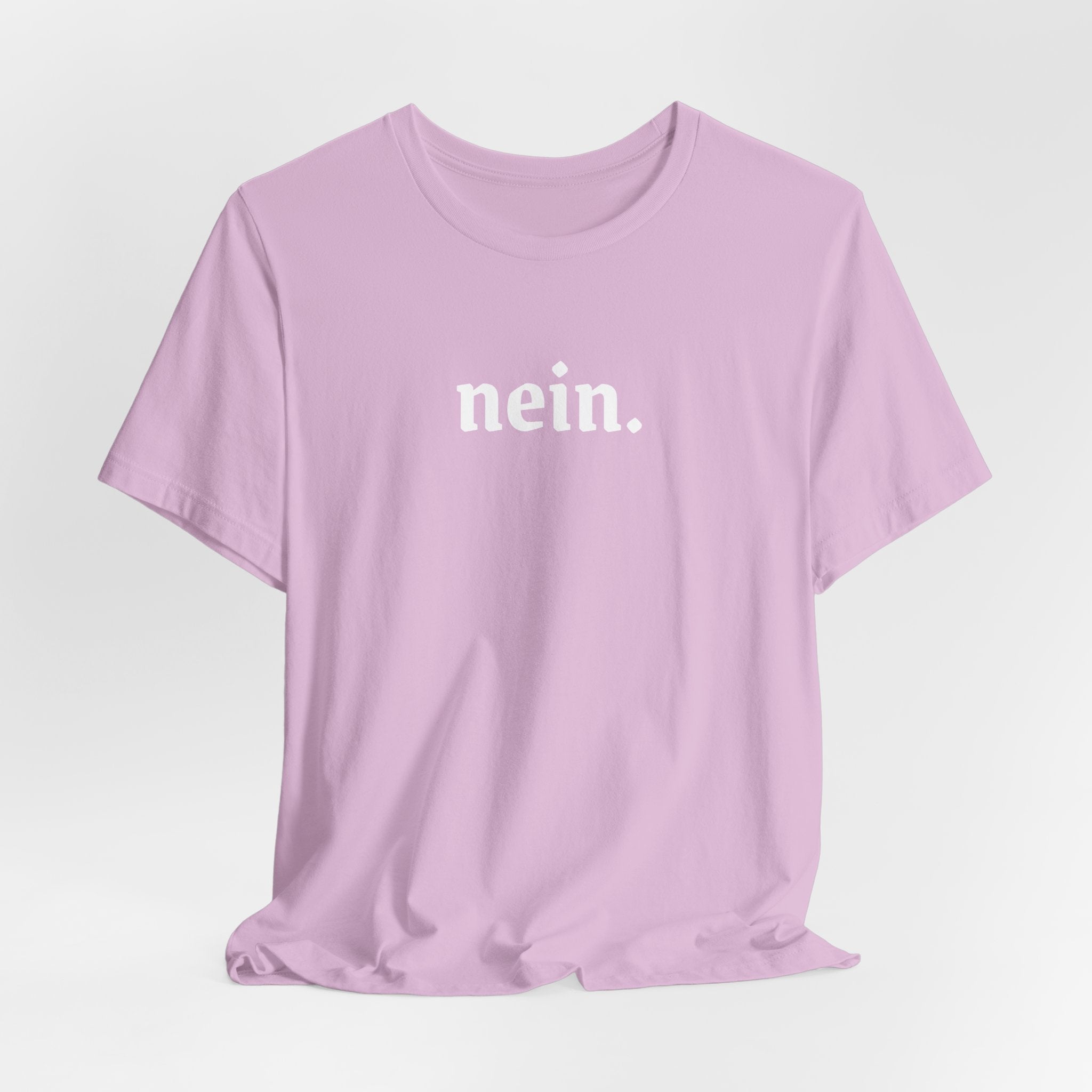 Nein. Graphic Tee, unisex Minimal German Word Tee T-Shirt La Vie Bien Nein. Graphic Tee, unisex Minimal German Word Tee