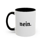 Nein. Mug — Minimalist German Word Coffee Cup (11oz & 15oz) Mug La Vie Bien Nein. Mug — Minimalist German Word Coffee Cup (11oz & 15oz)