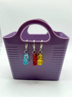 Neon Gummy Bear Keychain and Bag Charm by Why Begin