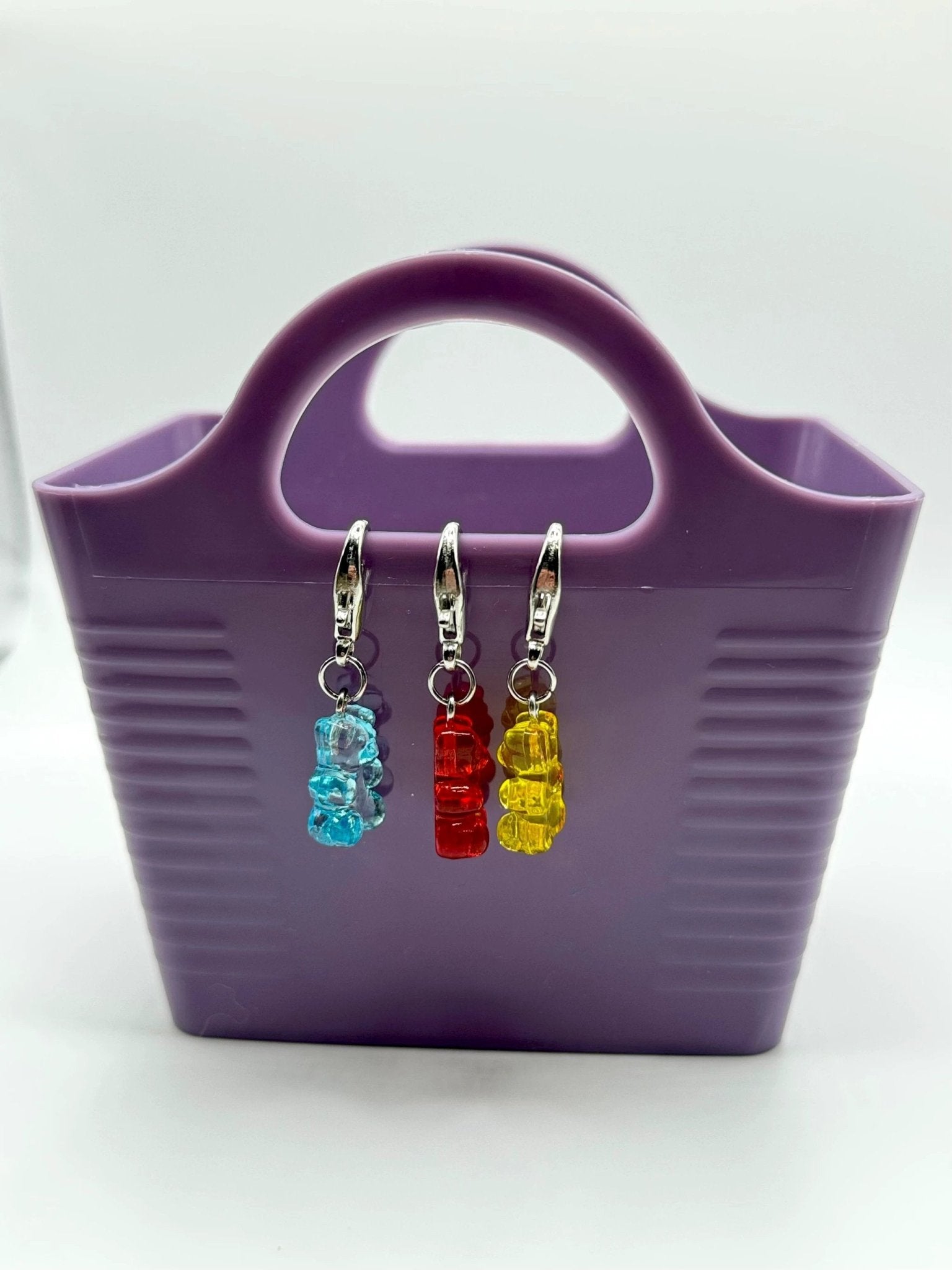 Neon Gummy Bear Keychain and Bag Charm by Why Begin