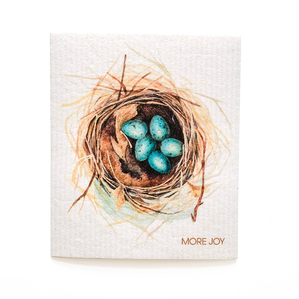 Nest with Eggs Swedish Dishcloth Swedish Dishcloths La Vie Bien Nest with Eggs Swedish Dishcloth