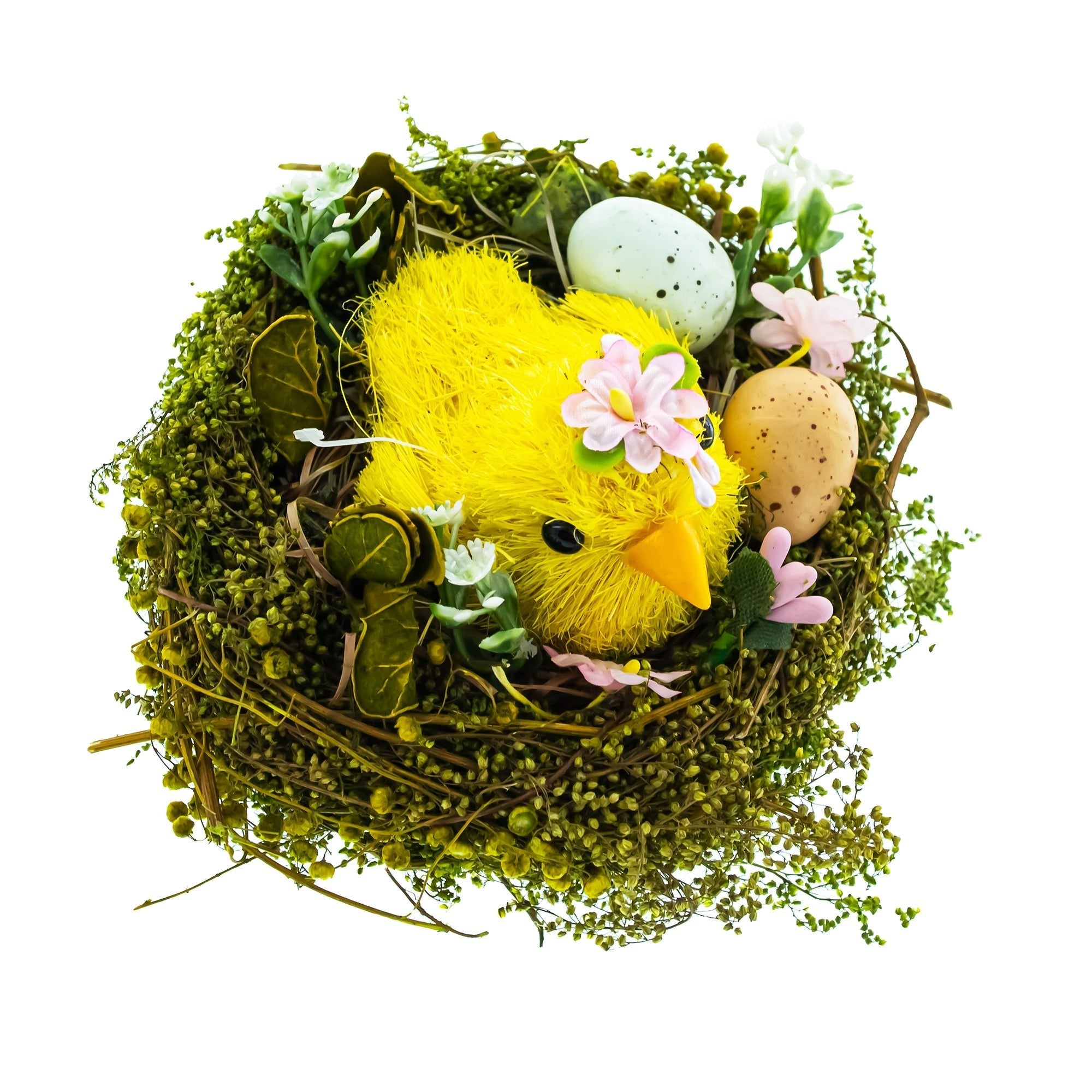 Nestled Chick Amidst Colorful Treasures Tabletop Figurine 3.3 Inches Tall Easter > Figurines La Vie Bien Nestled Chick Amidst Colorful Treasures Tabletop Figurine 3.3 Inches Tall