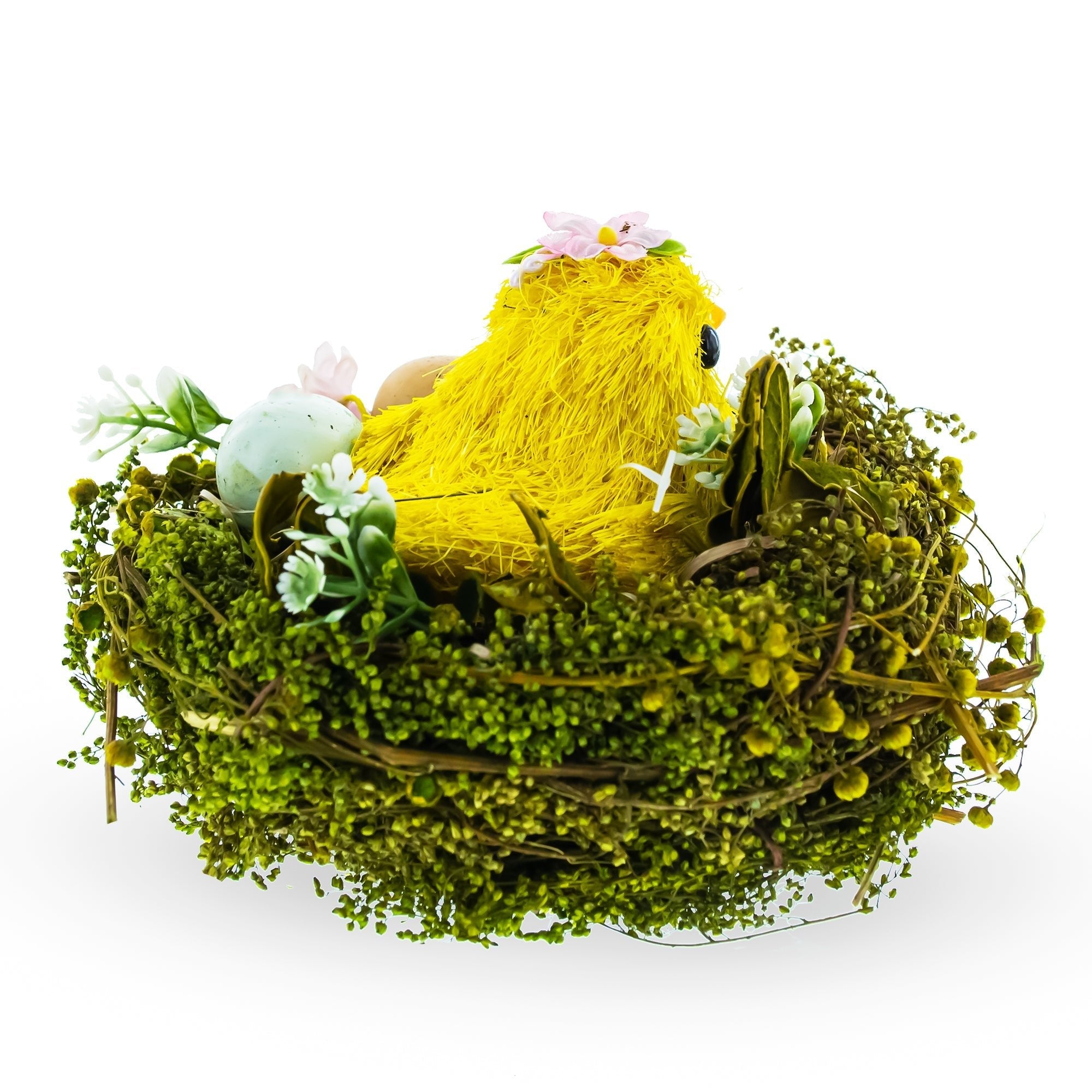 Nestled Chick Amidst Colorful Treasures Tabletop Figurine 3.3 Inches Tall Easter > Figurines La Vie Bien Nestled Chick Amidst Colorful Treasures Tabletop Figurine 3.3 Inches Tall