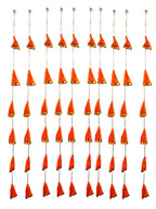 Net Fabric and Gota Lari, Set of 10 Festive Decor La Vie Bien Net Fabric and Gota Lari, Set of 10