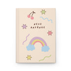 Neue Anfänge (New Beginnings) Hardcover Journal, Cute Rainbow & Doodles Notebook for mindfulness journaling or back to school Paper products La Vie Bien Neue Anfänge (New Beginnings) Hardcover Journal, Cute Rainbow & Doodles Notebook for mindfulness journaling or back to school