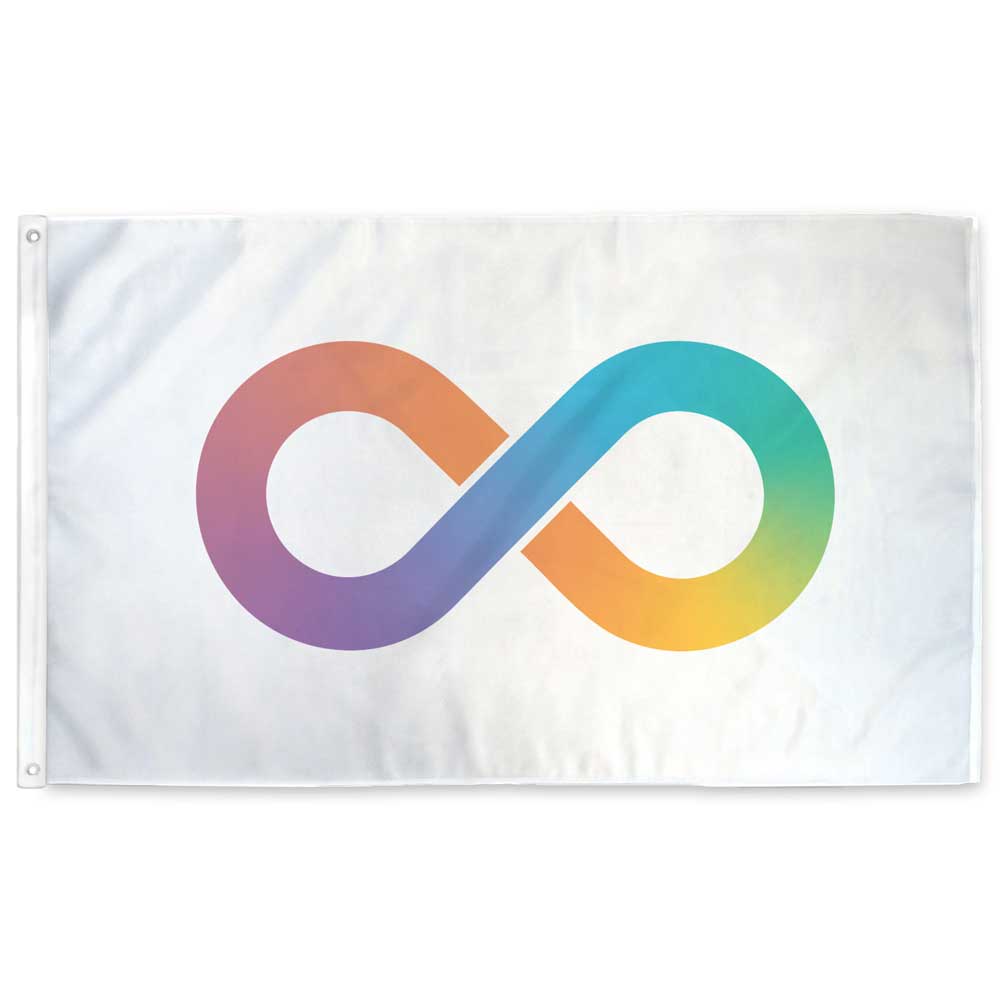 Neurodivergent Infinity Flag Flag La Vie Bien Neurodivergent Infinity Flag
