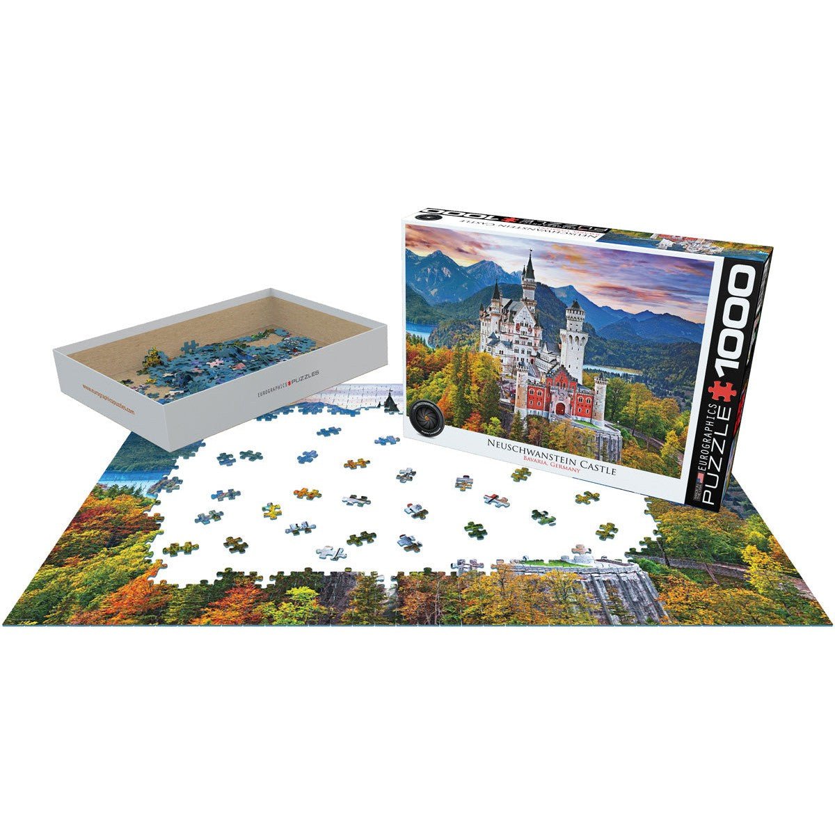 Neuschwanstein Castle Germany 1000 Piece Jigsaw Puzzle Eurographics Jigsaw Puzzle La Vie Bien Neuschwanstein Castle Germany 1000 Piece Jigsaw Puzzle Eurographics