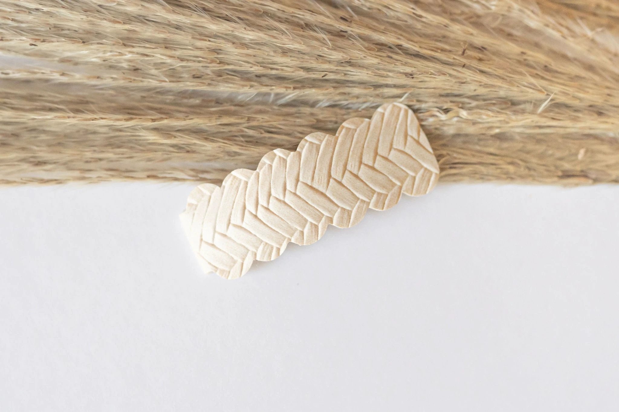 Neutral Snap Clip by Evie Pearl Handmade