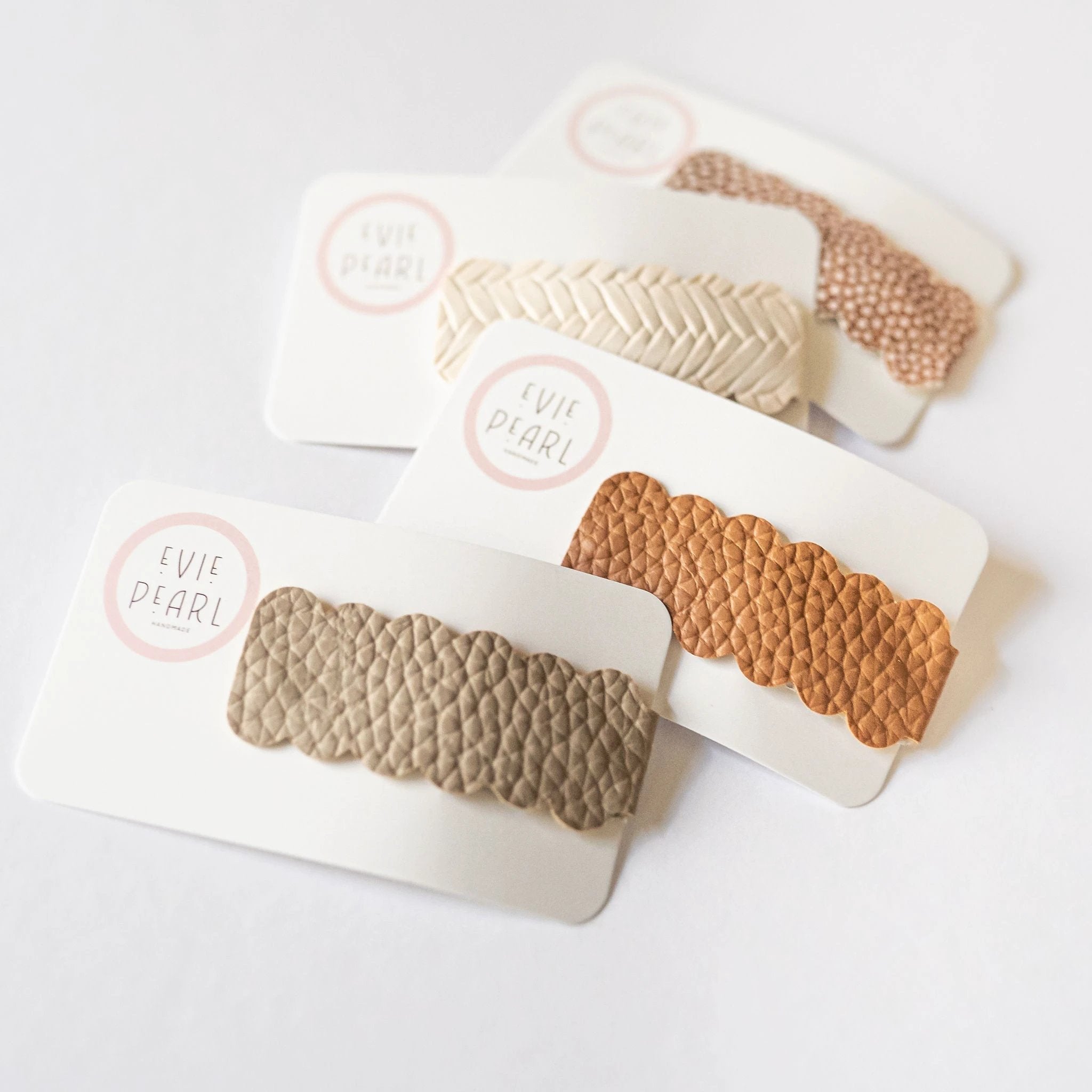 Neutral Snap Clip by Evie Pearl Handmade