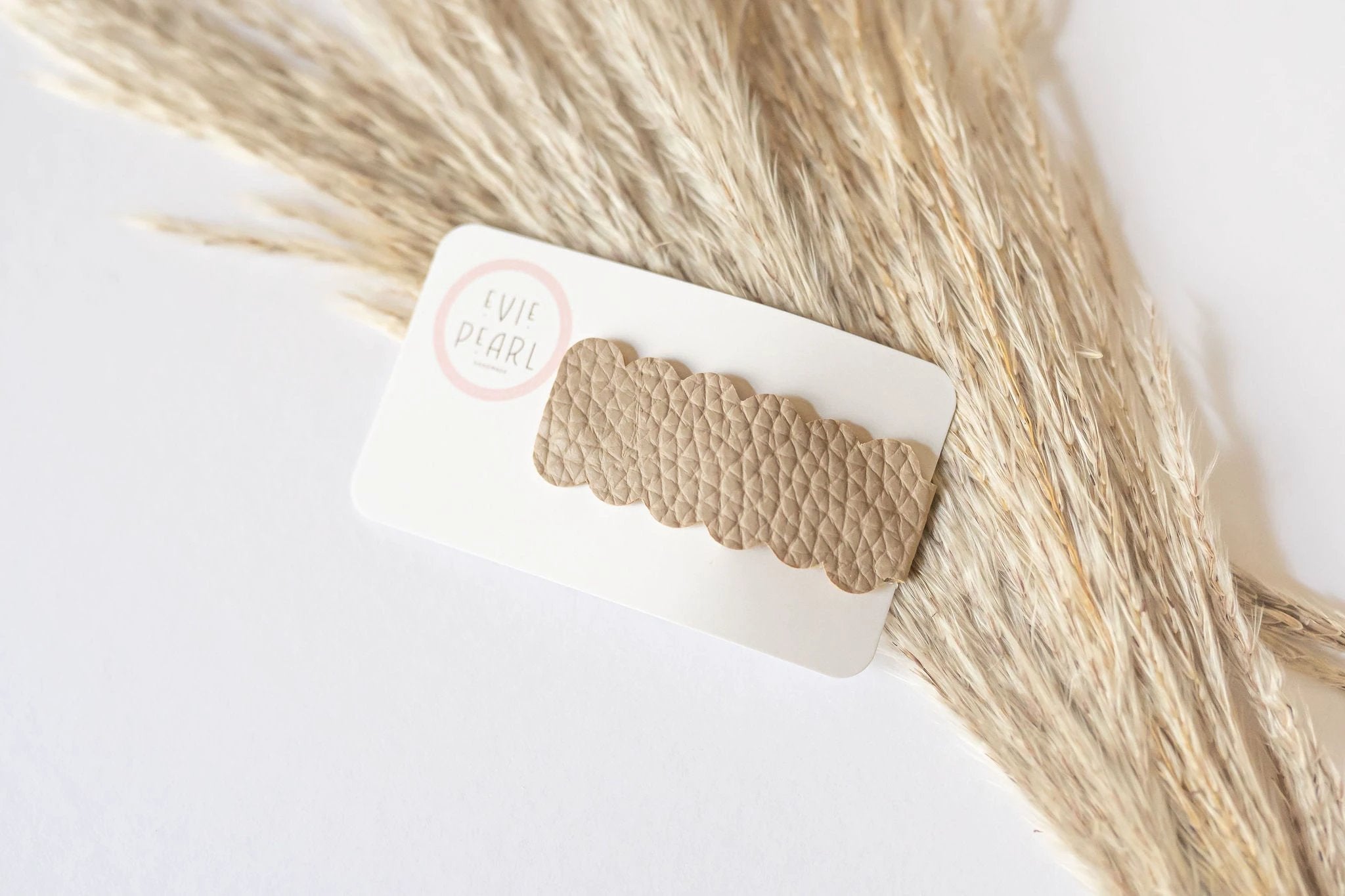 Neutral Snap Clip by Evie Pearl Handmade