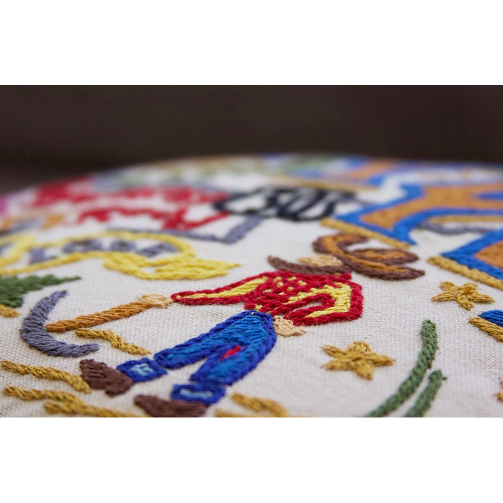 Nevada Hand - Embroidered Pillow Pillows La Vie Bien Nevada Hand - Embroidered Pillow