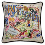 Nevada Hand - Embroidered Pillow Pillows La Vie Bien Nevada Hand - Embroidered Pillow