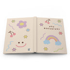 New Beginnings Hardcover Journal, Pastel Rainbow & Cute Doodles Notebook for mindful journaling and back to school Paper products La Vie Bien New Beginnings Hardcover Journal, Pastel Rainbow & Cute Doodles Notebook for mindful journaling and back to school