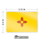 New Mexico Flag Sticker Sticker La Vie Bien New Mexico Flag Sticker