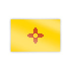 New Mexico Flag Sticker Sticker La Vie Bien New Mexico Flag Sticker