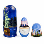 New York City Wooden Stacking Nesting Dolls Nesting Dolls > Travel La Vie Bien New York City Wooden Stacking Nesting Dolls