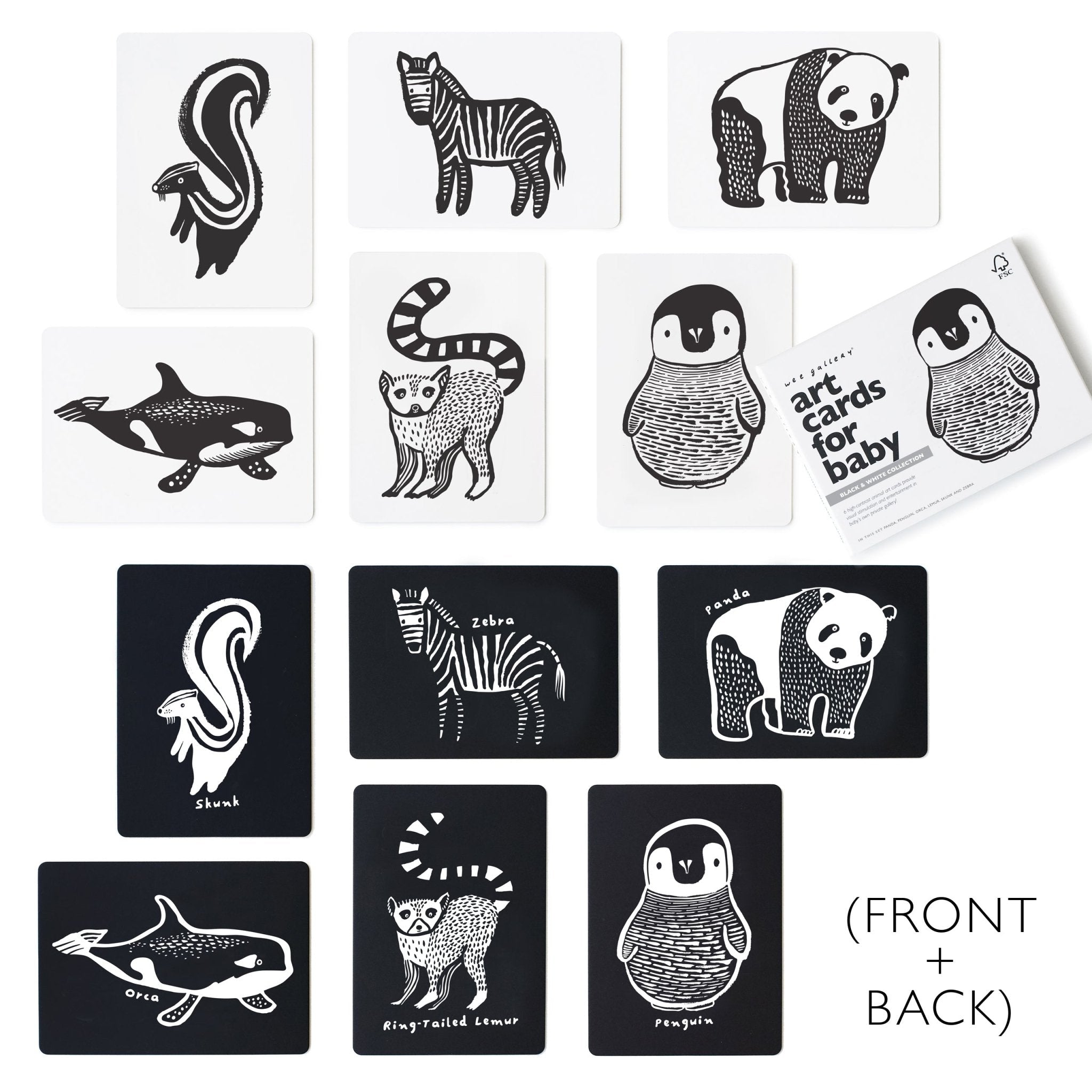 Newborn Baby Gift Set - Black + White Gift Sets La Vie Bien Newborn Baby Gift Set - Black + White