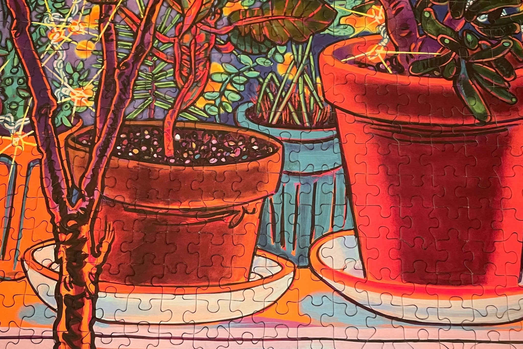 New's Year Eve Plant Party - 1,000 Pieces by Lininus Puzzles