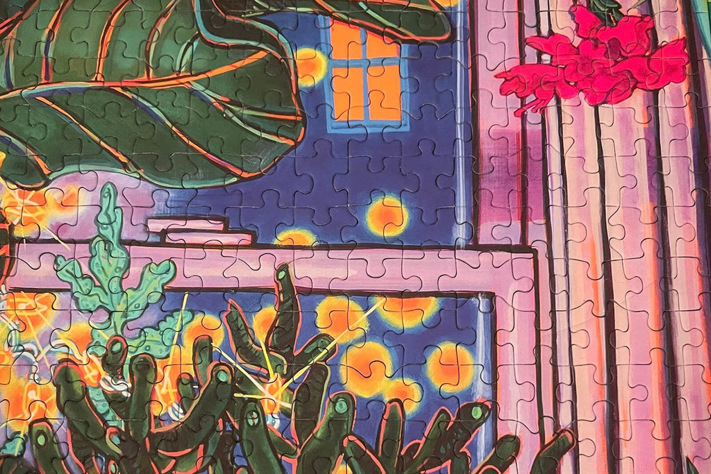 New's Year Eve Plant Party - 1,000 Pieces by Lininus Puzzles